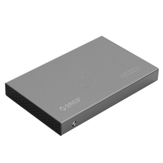 ORICO 2518S3 USB3.0 External Hard Disk Box Storage Case for 7mm & 9.5mm 2.5 inch SATA HDD / SSD (Grey) - HDD Enclosure by ORICO | Online Shopping UK | buy2fix