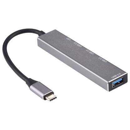 3019T 4 x USB 3.0 to USB-C / Type-C Aluminum Alloy HUB Adapter with LED Indicator - USB 3.0 HUB by buy2fix | Online Shopping UK | buy2fix