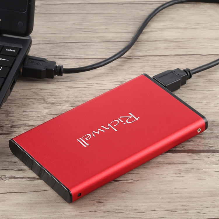 Richwell SATA R2-SATA-160GB 160GB 2.5 inch USB3.0 Super Speed Interface Mobile Hard Disk Drive(Red) - External Hard Drives by Richwell | Online Shopping UK | buy2fix