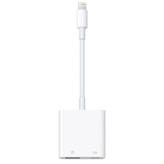 11cm 8 Pin Male to USB & 8 Pin Data Charging Cable Camera Reader Adapter, Support System above iOS 9.2 - Converter & Adapter by buy2fix | Online Shopping UK | buy2fix