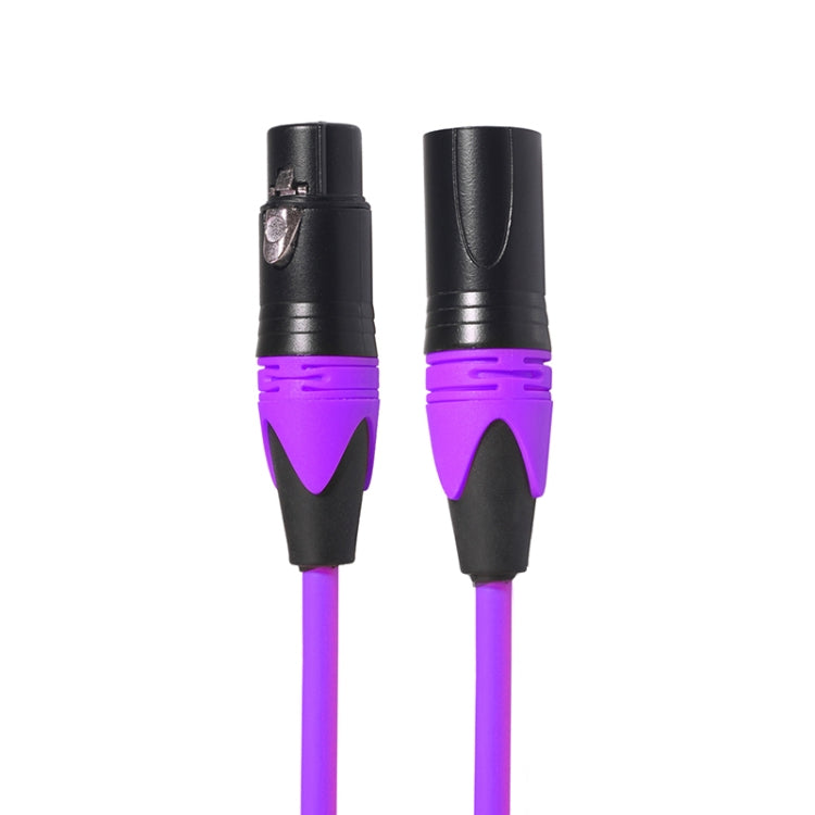 XRL Male to Female Microphone Mixer Audio Cable, Length: 1.8m (Purple) - Microphone Audio Cable & Connector by buy2fix | Online Shopping UK | buy2fix