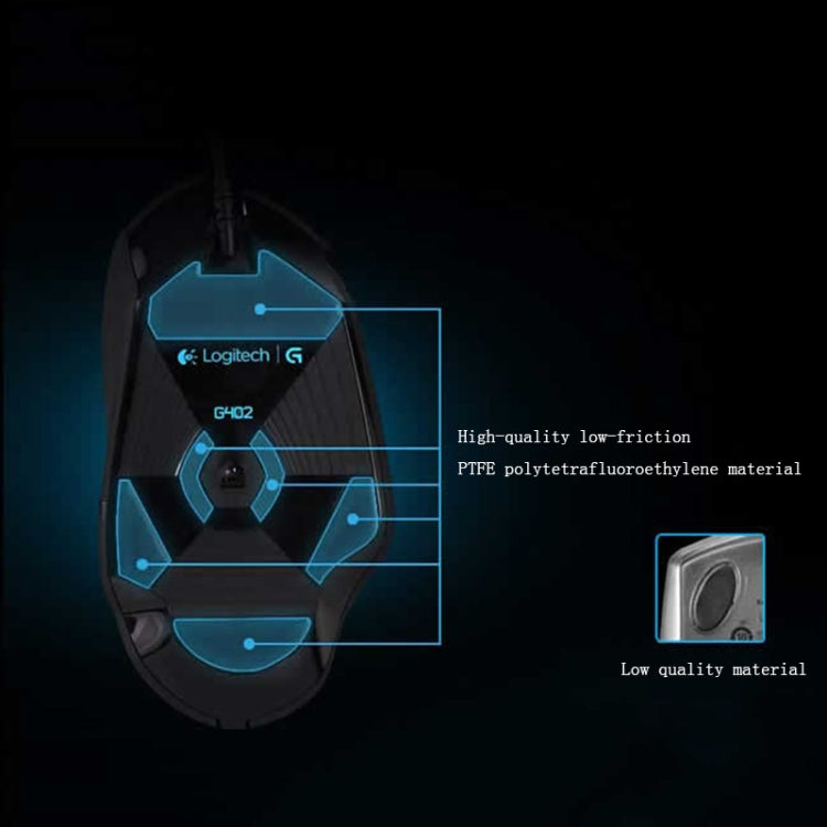 Logitech G402 USB Interface 8-keys 4000DPI Five-speed Adjustable High-speed Tracking Wired Optical Gaming Mouse, Length: 2m (Black) - Computer & Networking by Logitech | Online Shopping UK | buy2fix