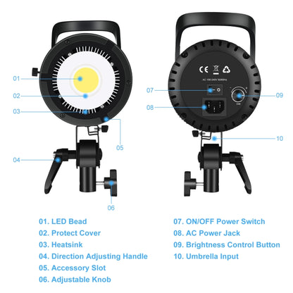 PULUZ 150W 5600K Studio Video Light + 2.8m Light Holder + 65cm Foldable Lantern Softbox Photography Kit(AU Plug) - Shoe Mount Flashes by PULUZ | Online Shopping UK | buy2fix