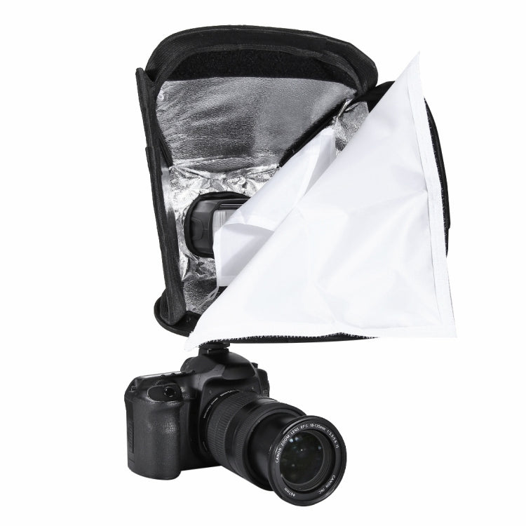 PULUZ Foldable Soft Flash Light Diffuser Softbox Cover, Size: 23cm x 23cm - Camera Accessories by PULUZ | Online Shopping UK | buy2fix