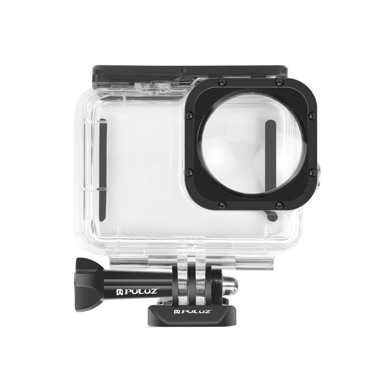 PULUZ 40m Waterproof Housing Protective Case with Buckle Basic Mount & Screw for GoPro Hero11 Black / HERO10 Black / HERO9 Black Max Lens Mod(Transparent) - DJI & GoPro Accessories by PULUZ | Online Shopping UK | buy2fix