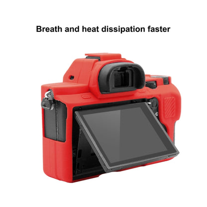 PULUZ Soft Silicone Protective Case for Sony ILCE-7MII / 7SMII / 7RMII(Red) - Camera Accessories by PULUZ | Online Shopping UK | buy2fix