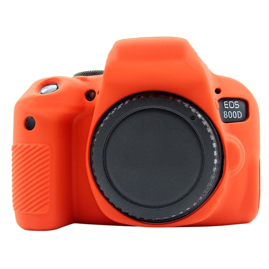 PULUZ Soft Silicone Protective Case for Canon EOS 800D(Red) - Camera Accessories by PULUZ | Online Shopping UK | buy2fix