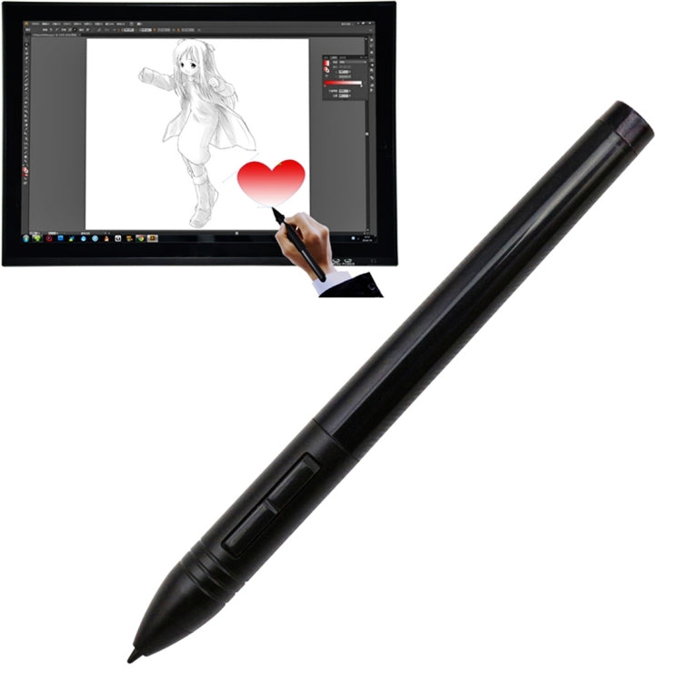 Huion P801 Wireless USB Digital Pen Stylus Rechargeable Mouse Digitizer Pen for Huion Graphics Tablet(Black) - Consumer Electronics by HUION | Online Shopping UK | buy2fix