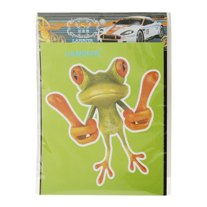 Frog Pattern Car Sticker, Size: 15.5x12.5 cm - Decorative Sticker by buy2fix | Online Shopping UK | buy2fix