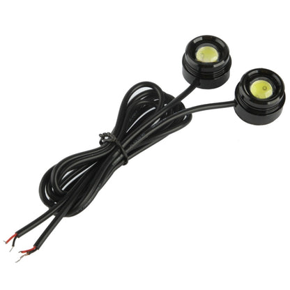 2x 1.5W Waterproof Eagle Eye Light White LED Light for Vehicles, Cable Length: 65cm - In Car by buy2fix | Online Shopping UK | buy2fix