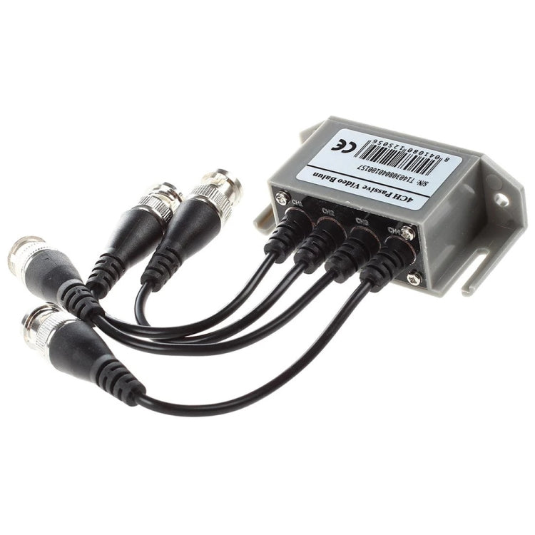 4 Channel Video ( BNC ) to UTP ( RJ45 ) Video Balun - Security by buy2fix | Online Shopping UK | buy2fix