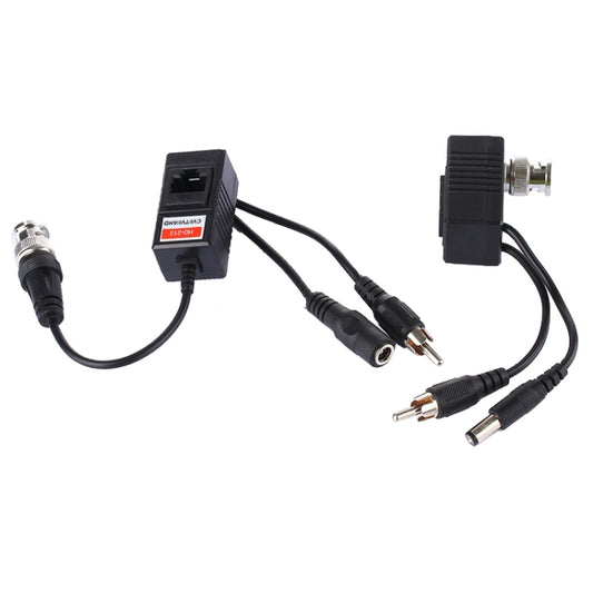 2 PCS HD 213B-C Coaxial CVI/TVI/AHD Video Audio Power Balun Transceiver - Security by buy2fix | Online Shopping UK | buy2fix