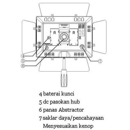 YONGNUO YN900 900pcs LED Illumination Dimming Studio 3200K-5500K Video Light - Camera Accessories by YONGNUO | Online Shopping UK | buy2fix