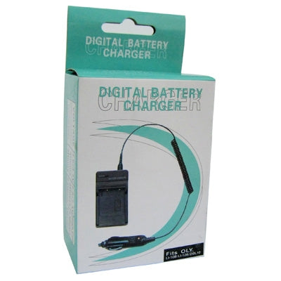Digital Camera Battery Charger for OLYMPUS Li-10B/ Li-12B/ DBL10(Black) - Battery Car Charger by buy2fix | Online Shopping UK | buy2fix