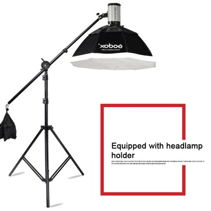 68cm-200cm Height Professional Photography Aluminum Lighting Stand for Studio Flash Light(Black) - Camera Accessories by buy2fix | Online Shopping UK | buy2fix