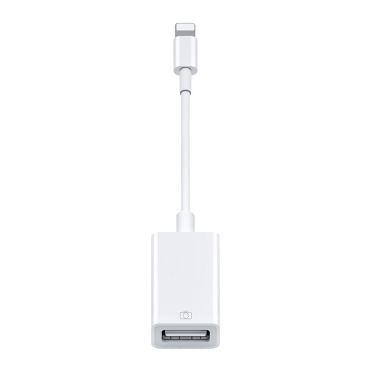 USB OTG Connection Kit  (10cm)(White) - Converter & Adapter by buy2fix | Online Shopping UK | buy2fix