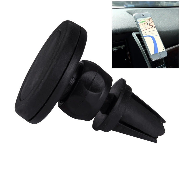 Young Player Car Magnetic Air Vent Mount Clip Holder Dock, For iPhone, Galaxy, Sony, Lenovo, HTC, Huawei, and other Smartphones(Black) - Car Holders by Young Player | Online Shopping UK | buy2fix