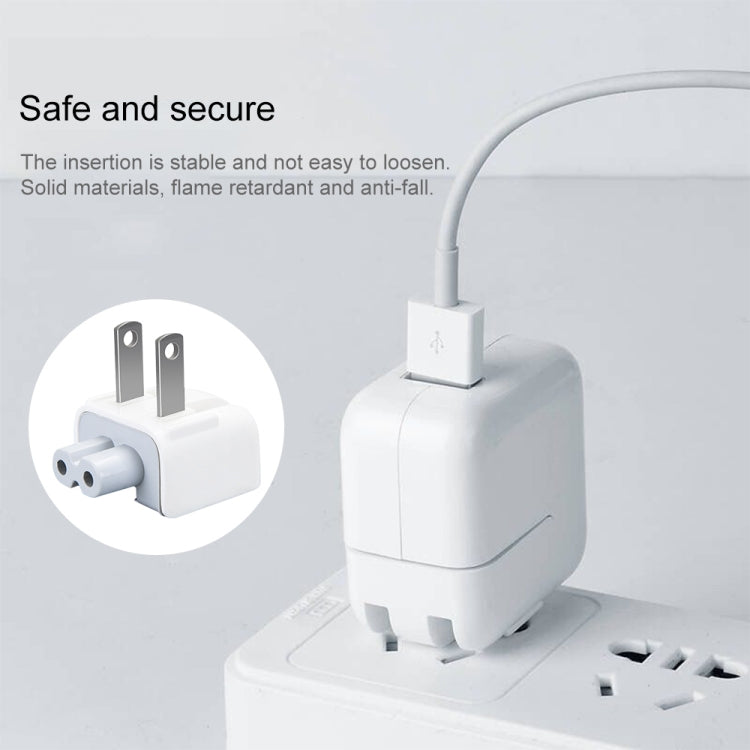 Travel Power Adapter Charger, US Plug(White) - Apple Accessories by buy2fix | Online Shopping UK | buy2fix