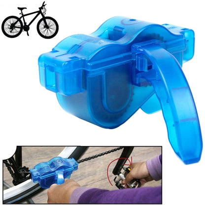 Bicycle Chain Cleaner Cycling Bike Machine Brushes Scrubber Wash Tool Kit Mountaineer Bicycle Chain Cleaner Tool Kits(Blue) - Outdoor & Sports by buy2fix | Online Shopping UK | buy2fix