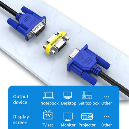 VGA 15Pin Male to VGA 15Pin Female adapter - Adapter by buy2fix | Online Shopping UK | buy2fix