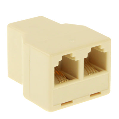 RJ11 Female to 2 Female Phone Splitter - Computer & Networking by buy2fix | Online Shopping UK | buy2fix