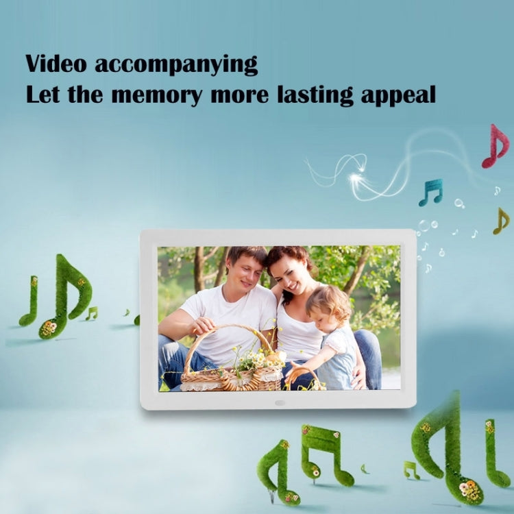 12 inch LED Display Multi-media Digital Photo Frame with Holder & Music & Movie Player, Support USB / SD / Micro SD / MMC / MS / XD Card Input(Black) - Consumer Electronics by buy2fix | Online Shopping UK | buy2fix