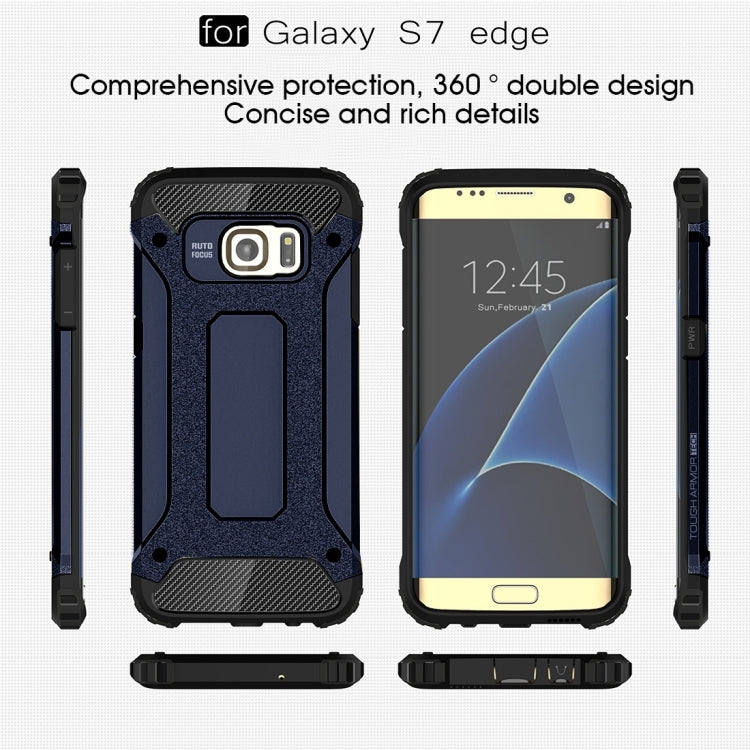 For Galaxy S7 Edge / G935 Tough Armor TPU + PC Combination Case (Dark Blue) - More Brand by buy2fix | Online Shopping UK | buy2fix