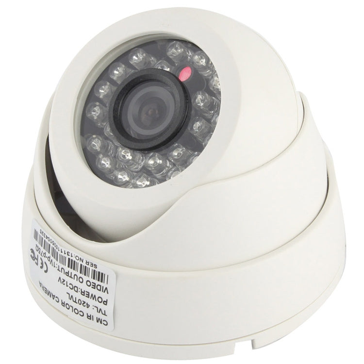 CMOS 420TVL 3.6mm Lens ABS Material Color Infrared Camera with 24 LED, IR Distance: 20m - Security by buy2fix | Online Shopping UK | buy2fix