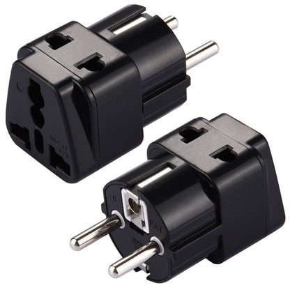 WD-9 Portable Universal Plug to (French / German) EU Plug Adapter Power Socket Travel Converter - Consumer Electronics by buy2fix | Online Shopping UK | buy2fix