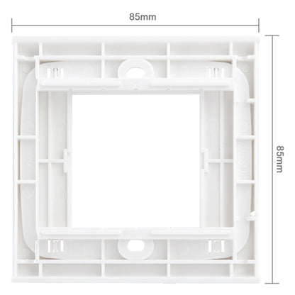 Wall Plate with Screw for Blank Inserts  - 3 Hole, Use around the world(White) - Consumer Electronics by buy2fix | Online Shopping UK | buy2fix