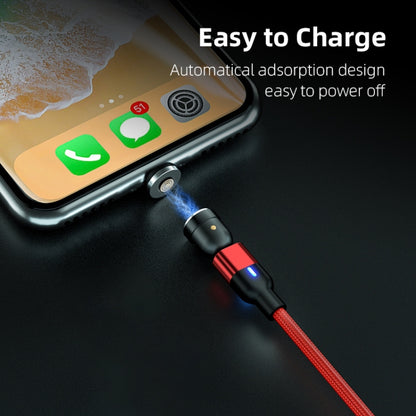 1m 3A Output USB to Micro USB 540 Degree Rotating Magnetic Data Sync Charging Cable (Red) - Mobile Accessories by buy2fix | Online Shopping UK | buy2fix