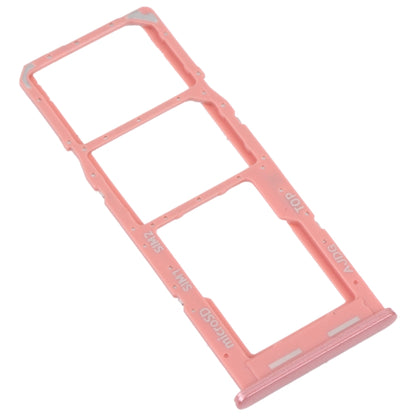 For Samsung Galaxy A04s SM-A047F Original SIM Card Tray + SIM Card Tray + Micro SD Card Tray (Pink) - Card Socket by buy2fix | Online Shopping UK | buy2fix