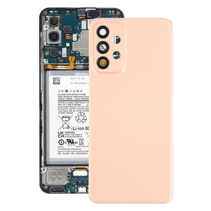 For Samsung Galaxy A23 5G SM-A236A Original Battery Back Cover with Camera Lens Cover(Pink) - Back Cover by buy2fix | Online Shopping UK | buy2fix