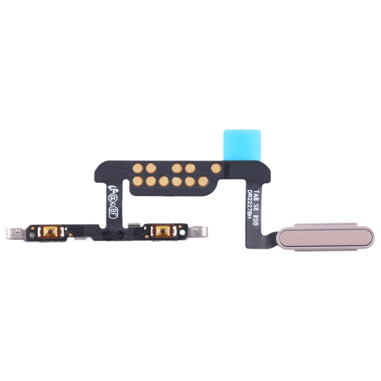 For Samsung Galaxy Tab S8 SM-X700 Original Fingerprint Sensor Flex Cable (Pink) - Flex Cable by buy2fix | Online Shopping UK | buy2fix