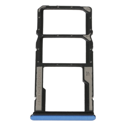 SIM Card Tray + SIM Card Tray + Micro SD Card Tray For Xiaomi Redmi Note 11S 5G (Blue) - Card Tray by buy2fix | Online Shopping UK | buy2fix