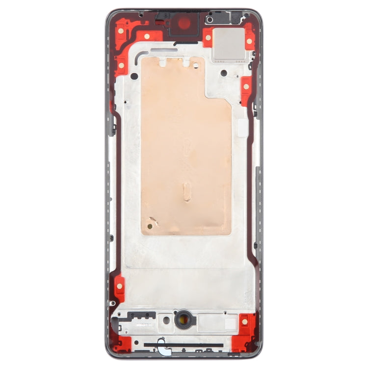 For OPPO Reno9 Original Front Housing LCD Frame Bezel Plate (Black) - Frame Bezel Plate by buy2fix | Online Shopping UK | buy2fix