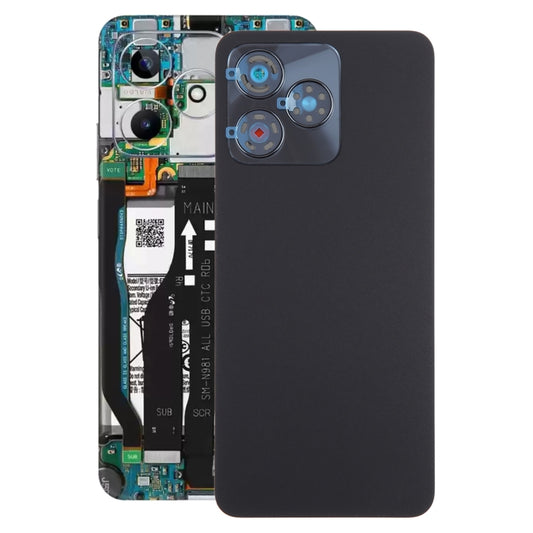 For Realme C53 Original Battery Back Cover with Camera Lens Cover(Black) - Back Cover by buy2fix | Online Shopping UK | buy2fix