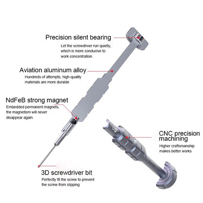 Qianli i-Thor S2 Precision 3D Texture Five Star Screwdriver - Screwdriver by QIANLI | Online Shopping UK | buy2fix