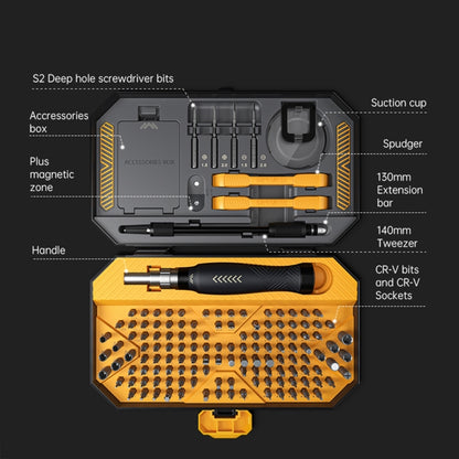 JAKEMY JM-8183 145 in 1 Manual Multi-purpose Tool Screwdriver Set - Screwdriver Set by JAKEMY | Online Shopping UK | buy2fix