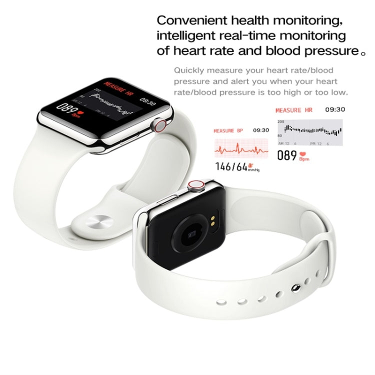 P10 1.3inch IPS Color Screen Smart Watch IP67 Waterproof,Support Call Reminder/Heart Rate Monitoring/Blood Pressure Monitoring/Sleep Monitoring(White) - Smart Wear by buy2fix | Online Shopping UK | buy2fix