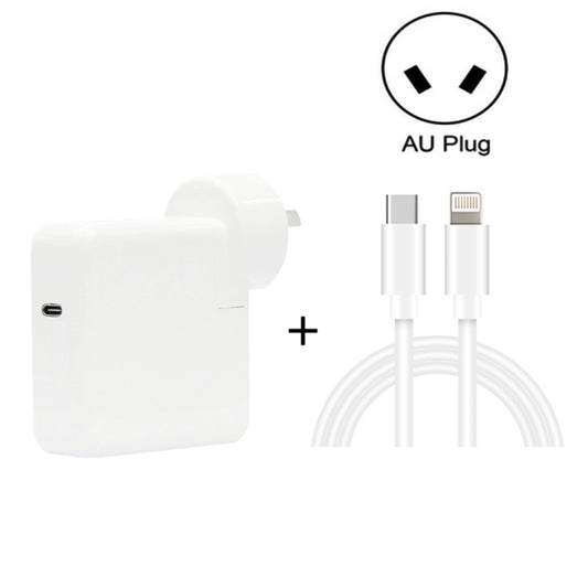 2 in 1 PD3.0 30W USB-C / Type-C Travel Charger with Detachable Foot + PD3.0 3A USB-C / Type-C to 8 Pin Fast Charge Data Cable Set, Cable Length: 1m, AU Plug - Mobile Accessories by buy2fix | Online Shopping UK | buy2fix