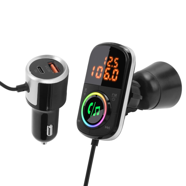 BC71 Car FM Transmitter Hands-free TF Card MP3 Music Player Electronic Car Accessories - In Car by buy2fix | Online Shopping UK | buy2fix