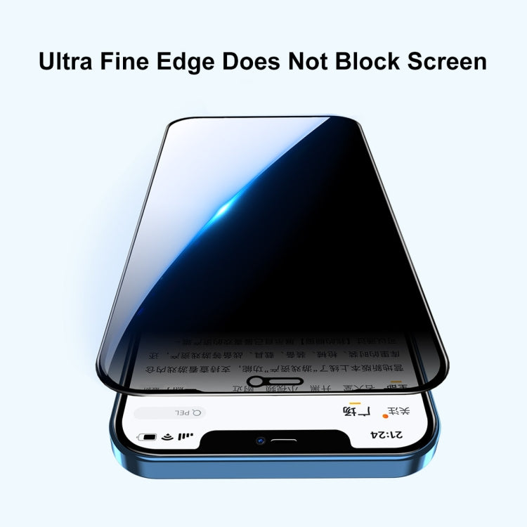 For iPhone 11 / XR 2pcs ENKAY Hat-Prince Full Coverage 28 Degree Privacy Screen Protector Anti-spy Tempered Glass Film - iPhone 11 Tempered Glass by ENKAY | Online Shopping UK | buy2fix