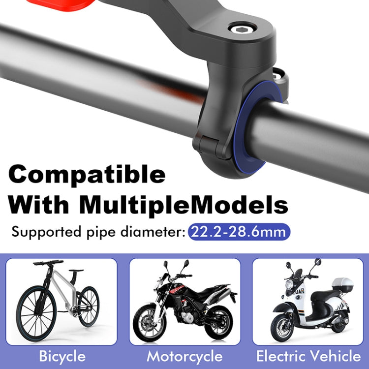 HL-143A Mountain Bike Bicycle Motorcycle Adjustable Handlebar Navigation Phone Holder Mount - Holders by buy2fix | Online Shopping UK | buy2fix