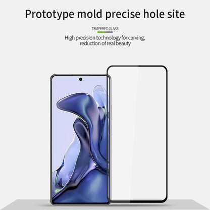 For Xiaomi Mi 11T / 11T pro MOFI 9H 2.5D Full Screen Tempered Glass Film(Black) - Samsung Accessories by MOFI | Online Shopping UK | buy2fix