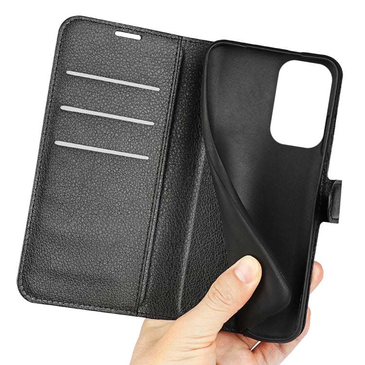 For Xiaomi Redmi Note 11 Litchi Texture Horizontal Flip Protective Case with Holder & Card Slots & Wallet(Black) - Xiaomi Accessories by buy2fix | Online Shopping UK | buy2fix