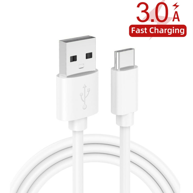 PD03 20W PD3.0 + QC3.0 USB Charger with USB to Type-C Data Cable, EU Plug(White) - Mobile Accessories by buy2fix | Online Shopping UK | buy2fix