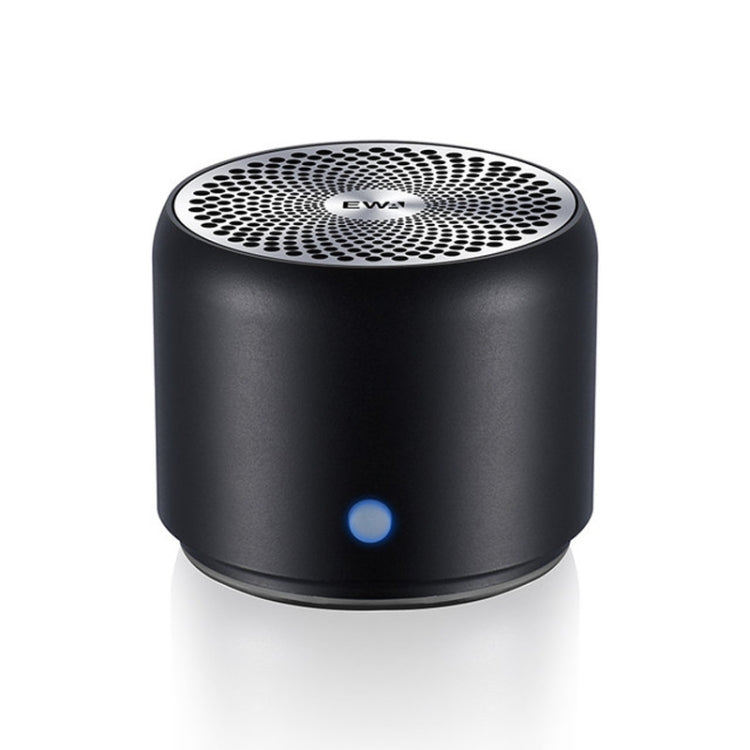 EWA A106Pro IPX7 Waterproof Mini Portable Bluetooth Metal Speaker(Black) - Mini Speaker by EWA | Online Shopping UK | buy2fix