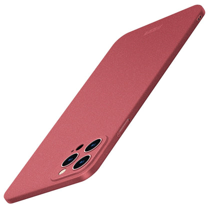 For iPhone 14 Pro MOFI Fandun Series Frosted PC Ultra-thin Phone Case(Red) - iPhone 14 Pro Cases by MOFI | Online Shopping UK | buy2fix