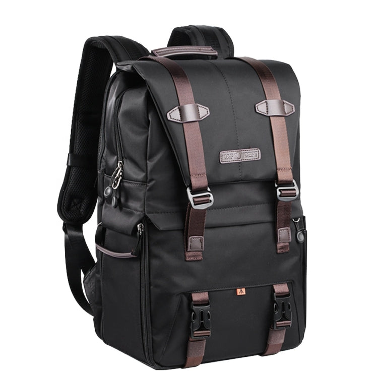 K&F CONCEPT KF13.092 Multifunctional Dual-layer Shockproof Waterproof Camera Backpack Travel Tripod Bag - Backpack by K&F | Online Shopping UK | buy2fix